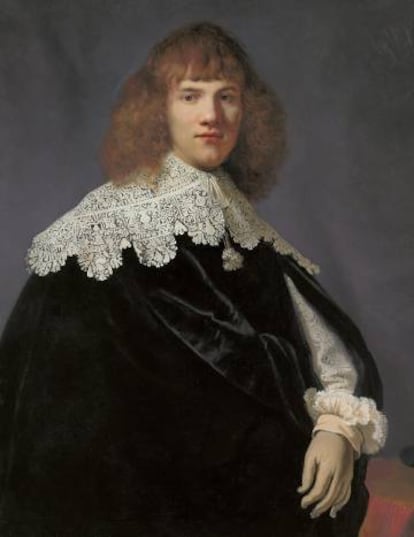 Retrato de un joven caballero, de Rembrandt (hacia 1633-1634).