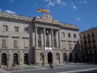 El Ayuntamiento de Barcelona, en la plaza de Sant Jaume.