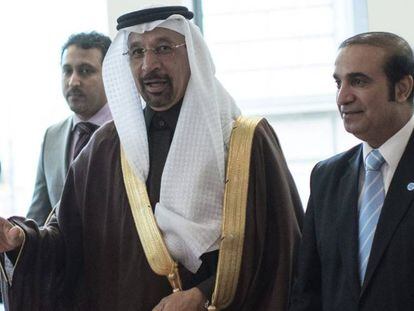 El ministro de Petr&oacute;leo de Arabia Saud&iacute;, Jalid Al Falih.