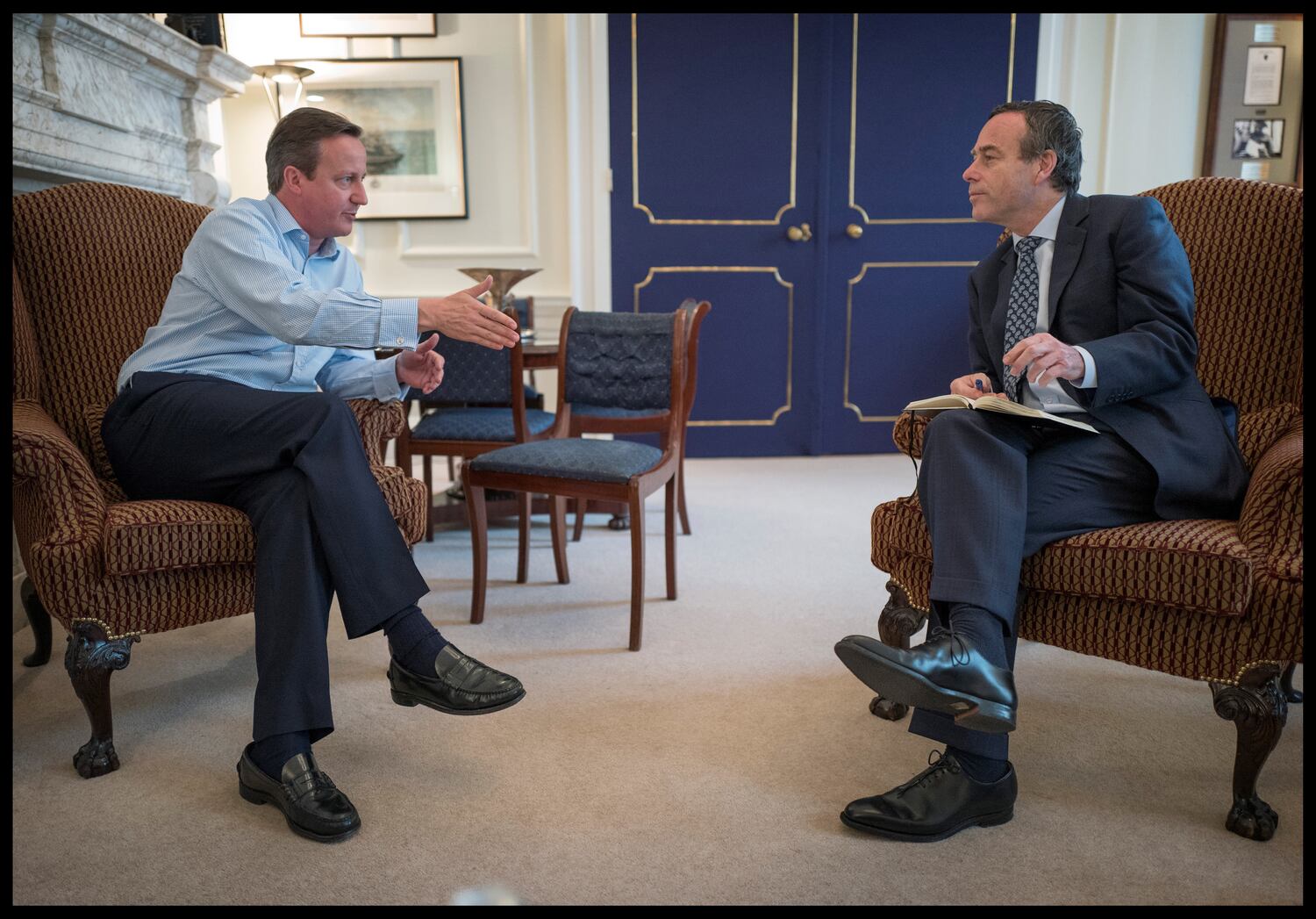 periodismo - NXIMSLY4YVH5RLJ5GJAPFC7NR4 - La independencia periodística, el mejor negocio de los medios - photo Lionel Barber (derecha), director del 'Financial Times', con David Cameron. periodismo - NXIMSLY4YVH5RLJ5GJAPFC7NR4 - La independencia periodística, el mejor negocio de los medios