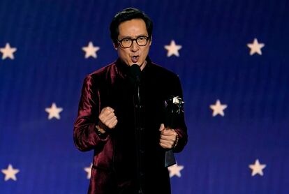 Ke Huy Quan, last Sunday the 15th, with the Critics Choice award for best supporting actor.