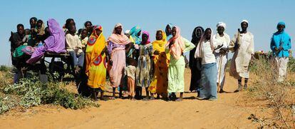 2006, Darfur, Sudán. No es frecuente estar presente cuando la emergencia humanitaria se empieza a desarrollar. En esta ocasión, las milicias acababan de atacar un poblado de Darfur y sus habitantes habían tenido que huir prácticamente con lo puesto. Cuando llegamos estaban recogiendo ramas y arbustos para construir sus precarios refugios.