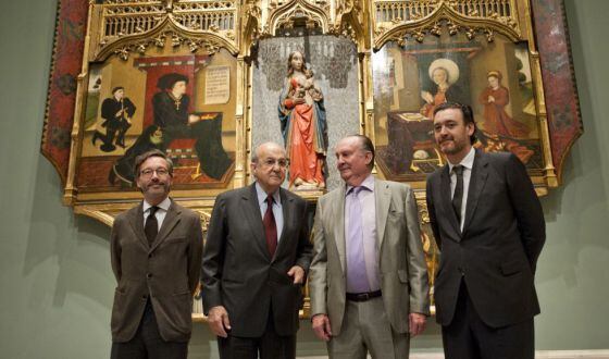 Desde la izquierda, José María Lassalle, Plácido Arango, Íñigo de Arteaga y Miguel Zugaza.