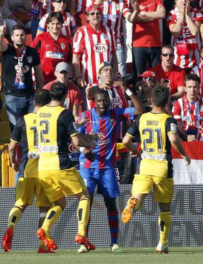 Diop, tras ser insultado desde la grada en el partido ante el Atlético.