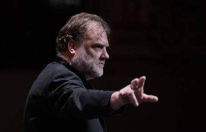 Bryn Terfel, atrayendo todas las miradas en un momento del recital