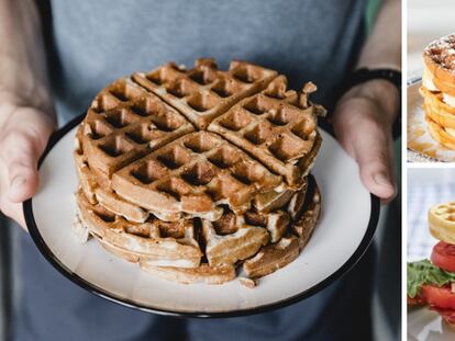 Prepara todo tipo de recetas de waffles con esta wafflera Cuisinart de acero inoxidable.