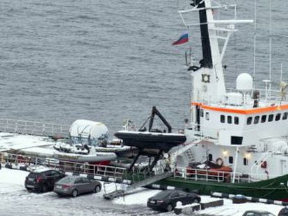 El barco de Greenpeace &#039;Arctic Sunrise&#039;, retenido por el Gobierno ruso. 