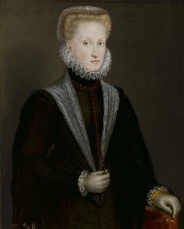 La reina Ana de Austria, de Sofonisba Anguissola, 1573