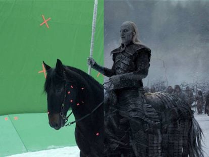 La secuencia de inicio de la séptima temporada de Juego de tronos antes y después del tratamiento de efectos especiales. En vídeo, un ejemplo del trabajo de El ranchito para la sexta temporada de la serie.
