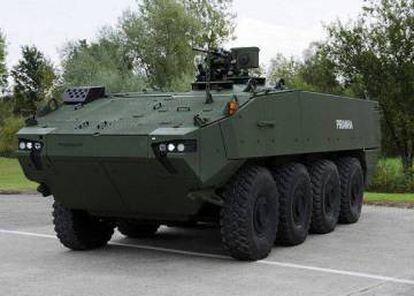 El vehículo blindado VCR 8x8 que comprará Defensa.