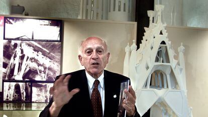 Jordi Bonet, el que fuera arquitecto director de la Sagrada Familia de Barcelona, en una imagen de 2002.