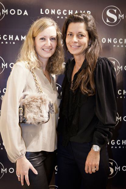 Julie Juilliard, directora internacional de Marketing de Longchamp y Anabel Marqués, delegada de Condé Nast España en Francia.