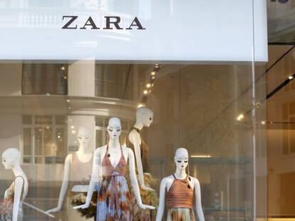 Un escaparate de Zara en Madrid.