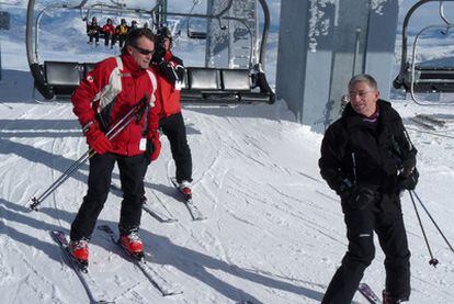 El presidente de la Generalitat, Artur Mas, en La Molina para promocionar Barcelona para los Juegos de Invierno de 2022.