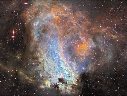 La nebulosa Omega se encuentra en la constelación de Sagitario.
