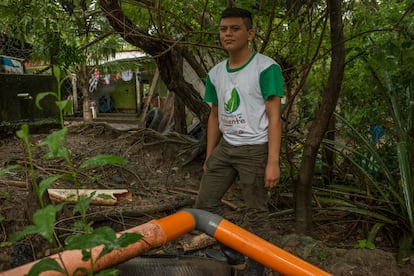 Guillermo Solorzano, de 17 años, activista de Guatemala.