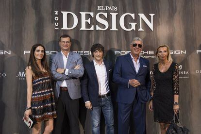 Layla Abujaber, Jean Claude Morgeli, Jordi Cruz, Fernando Zehr y Pilar Lumbierres, de Porsche Design.
