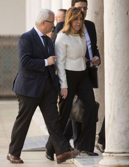 Susana Díaz, presidenta de la Junta.