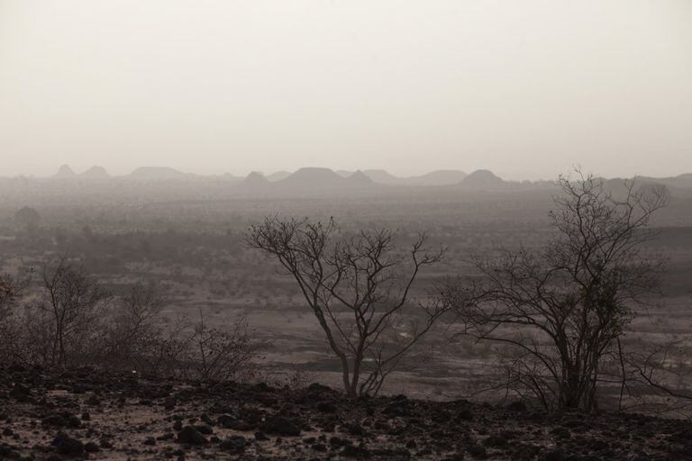 Llanura en proceso de desertificación cerca de Yayá (Níger).