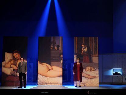 Ensayo de 'El abrecartas', la última ópera de Luis de Pablo en el Teatro Real.