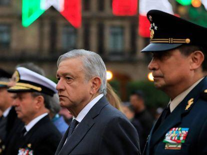 López Obrador, durante una ceremonia en Ciudad de México el 19 de septiembre. 