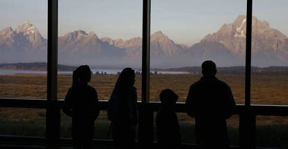 Vista del enclave de Jackson Hole, en Wyoming