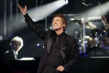 Raphael, en un concierto reciente en Madrid.