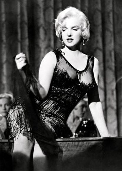Marilyn Monroe, en &#039;Con faldas y a lo loco&#039;. 