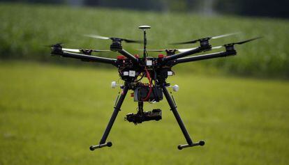Un dron, durante una exhibición realizada en junio en Cordova (Maryland, EE UU).