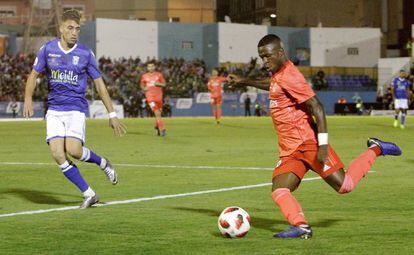 Vinicius Júnior en el partido ante el Melilla. 