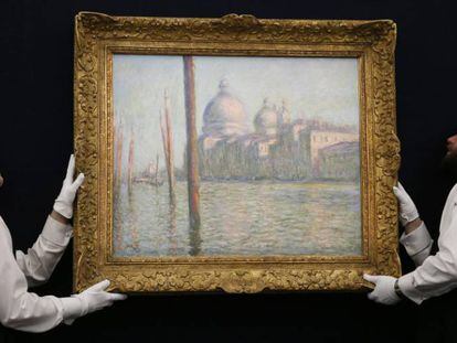 Le Grand Canal, de Claude Monet, subastada en Sotheby&rsquo;s.