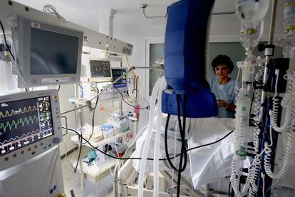 Equipo médico de la unidad de quemados del hospital de La Paz.