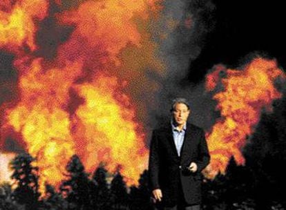 Al Gore, en una imagen del documental <i>Una verdad incómoda.</i>