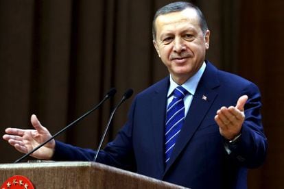 Recep Tayyip Erdogan, el pasado lunes en Ankara.