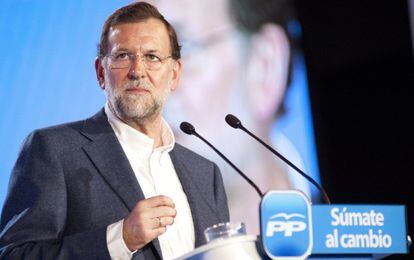 Mariano Rajoy, candidato del PP a La Moncloa.