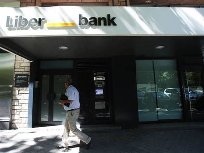  Una oficina de Liberbank en Madrid 