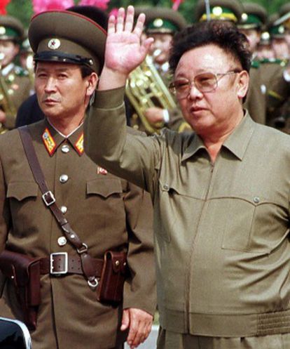 Imagen de Kim Jong-il tomada en junio del año 2000.