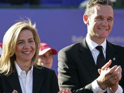 La infanta Cristina e Iñaki Urdangarin, en 2008.