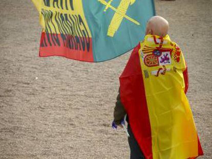 Manifestación en la plaza de Colón de Madrid el pasado 10 de febrero.