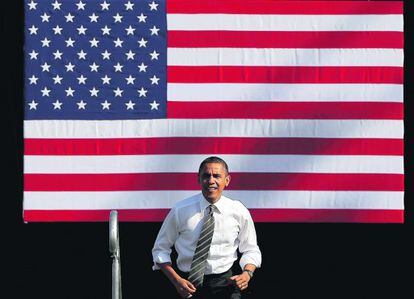 Barack Obama, en un acto electoral en Las Vegas, el pasado jueves.