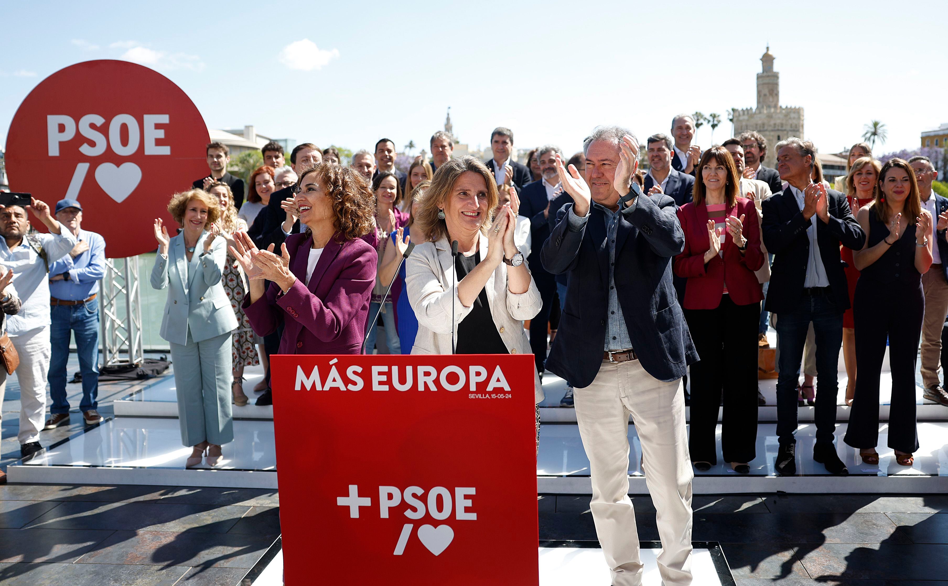 El PSOE llama a parar “la ola reaccionaria” y la “barbarie” en Gaza en el arranque de su campaña europea