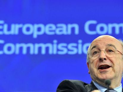 El comisario europeo de Competencia, Joaqu&iacute;n Almunia.