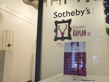 Espacio Kaplan DF en Madrid que Sotheby&#39;s ofrece a jóvenes artistas.