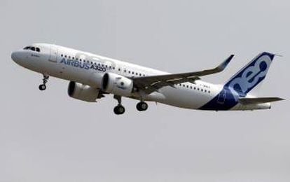 Imagen del Airbus A320neo (New Engine Option).