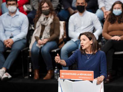 Anne Hidalgo, el sábado pasado en el congreso de su partido en Lille.