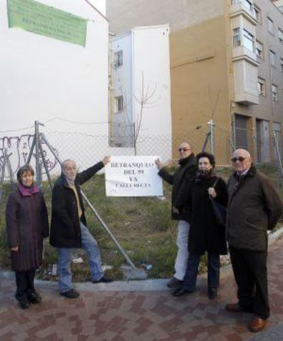 Vecinos movilizados por un solar en La Guindalera.