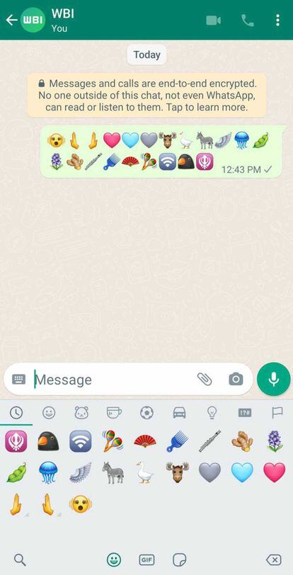 Nuevos emojis WhatsApp