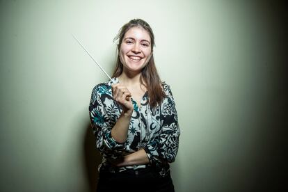 Soledad Rubio, estudiante de cuarto curso de dirección de orquesta en el Real Conservatorio Superior de Música de Madrid.