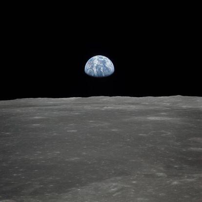 La Tierra vista desde la Luna. 