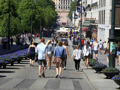 El barrio del Palacio Real en Oslo en una imagen de archivo. 